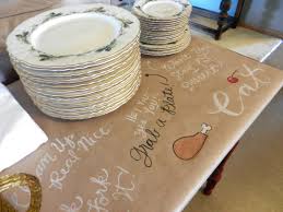 Brown Paper Tablecloth For The Holidays The Postman S Knock Paper Table Runner Wedding Paper Table Runner Diy Christmas Table