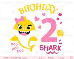 Free Free 106 Baby Shark Birthday Shirt Svg SVG PNG EPS DXF File