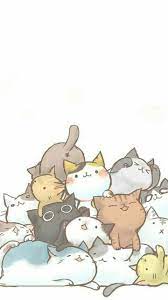 Pin By Lily Puente On Geek Cute Cat Drawing Cute Cat Wallpaper Cute Doodles