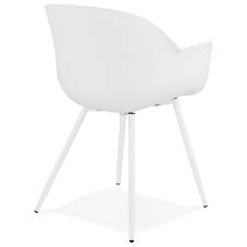 Kostenlose lieferung an den aufstellort sowie kostenlose rückgabe für qualifizierte artikel. Skandinavischer Designstuhl Mit Colza Polypropylen Armlehnen Weiss