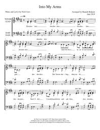 Into My Arms Cave By Nick Cave Digital Sheet Music For Download Print H0 692659 Sc001277046 Sheet Music Plus
