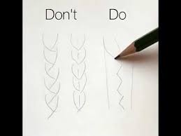daily art learn how to draw hair 2 x2f تعلم رسم الشعر youtube how to draw hair daily art learn to draw