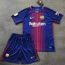Nike men's 2017 18 fc barcelona stadium jersey with sponsor large deep royal blue. Barcelona Tracksuits And Jerseys Jackets Home Kit 2017 18 Rs 799 Piece Id 19231358073