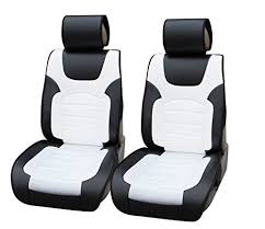 180206 Black White 2 Front Car Seat Cover Cushions Leather Like Vinyl Compatible To Honda Cr V 2015 2016 Leather Car Seat Covers Carseat Cover Car Seats