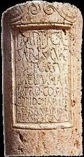 A Roman Milestone What Letters And Words Can You Make Out What Information Would Be On These Milestones Bible History Roman Roads Making Out