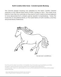 Ncpedia North Carolina State Horse Activity Page Http Ncpedia Org Ncpedia Fun Activities Horse Coloring Pages North Carolina History History Projects