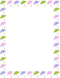 Printable page borders and border clip art for kids. Umbrella Border Clip Art Page Border And Vector Graphics Clip Art Borders Page Borders Borders And Frames