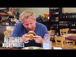 Gordon Can T Get Cowboy Burger In His Mouth Kitchen Nightmares Kitchen Nightmares Burger Kitchen Cowboy Burger