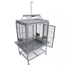 Bird Cage On Wheels Aluminum Playpen Acp 3325 Large Bird Cage On Wheels Gym Tops Large Bird Cages Parrot Cage