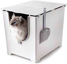 Modkat Flip Litter Box Kit Enthalt Scoop Und Wiederverwendbare Tarp Liner Amazon De Haustier Katzen Klo Katzen Toilette Katzenklo Ideen
