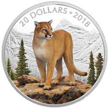 What's the farsi word for puma? Intercoins Berlin 20 2018 Kanada Majestatische Tierwelt Puma Munzhandel