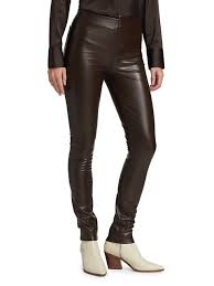 Shop Rag Bone Nina Faux Leather Pull On Skinny Pants Saks Fifth Avenue