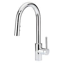 Kitchen faucet sprayer head replacement, 3 function kitchen faucet sprayer head replacement head,brushed nickel finish pull out how. Pfister Fullerton Pull Down Kitchen Faucet Polished Chrome Accudock Technology F5297ftc Reno Depot