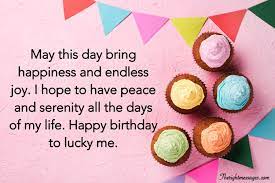 Short Long Birthday Wishes For Myself The Right Messages