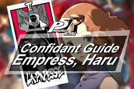 Ann takamaki (lovers arcana) type: Persona 5 Royal Confidant Guide Empress Haru Okumura The Digital Crowns