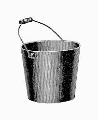 Water clipart black and white. Digital Bucket Clip Art Download Of Vintage Water Pail Clip Art Vintage Clip Art Downloadable Art