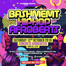 Ra Bashment Meets Hip Hop Afrobeats Party At Concrete