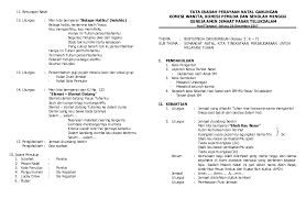 Kata pengantar adalah bagian yang berisi ucapan rasa syukur, tujuan, dan manfaat karya yang ditulis. Doc Tata Ibadah Natal Juni Larosa Academia Edu
