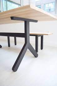 Modern Trestle Dining Table Steel Dining Table Legs Modern Table Legs Steel Dining Table