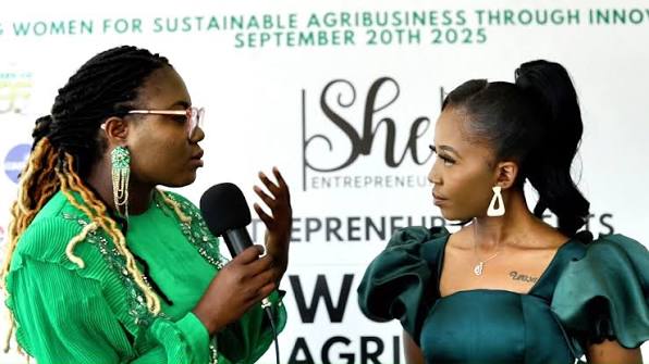 Women in Agribusiness Conference 2025 hosted by She Entrepreneur Marina Kamanzi CEO Kagezi Seeds Speaks Join Women in Agribusiness Network today +260776018183