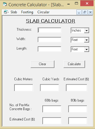 We include items such as the size and height of the building to identify the best type of foundations, and accessibility issues that will have an immediate impact. Concrete Calculator Calculate Concrete Slab And Footing Pours Slabs Footings Columns Enter Concrete Calculator Concrete Slab Foundation Concrete Footings