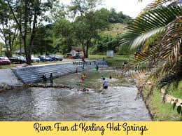 Kolam air panas sungkai perak. Kerling Hot Spring Selangor