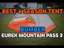 Midori's lightweight aluminum frame, large doors, and side entry make it a favourite for days on the trail. Eureka Mountain Pass 3 Best Car Camping Base Camp 4 Season Tent Bomber Youtube