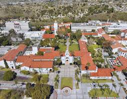 Aerial photos of San Diego State University