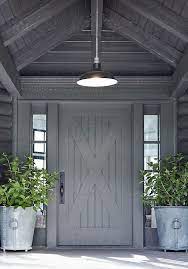 Doors with contemporary european hardware. Front Door Of Log Cabin Home By Trinette Reed Farmhouse Doors Farmhouse Front Door Farmhouse Exterior