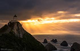Here is tonights' sunset across the frozen sound. Nugget Point Lighthouse The Nuggets Rd Ahuriri Flat New Zealand Sunrise Sunset Times