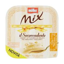Lo sciroppo d'acero viene ottenuto dalla bollitura della linfa dell'acero da zucchero (acer come la stevia, anche lo sciroppo d'acero è un dolcificante al 100% vegan. Muller Mix Il Sorprendente Yogurt Al Caramello Salato Piu Anacardi Croccanti 150 G