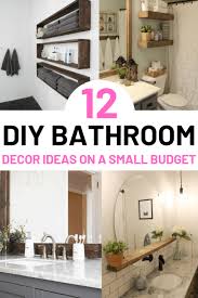 12 Diy Bathroom Decor Ideas On A Budget You Can T Afford To Miss Out On Diy Bathroom Decor Renters Decorating Diy Bathroom