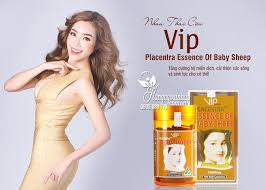 Nhau Thai Cừu Vip Placentra Essence Of Baby Sheep 12000mg 100 Vien