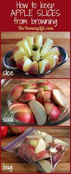 How To Prevent Apple & Pear Slices From Browning