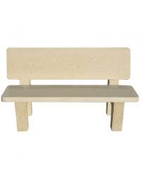 Upholstered ladderback chairs are such a classic, while comfortably cushioned bench brings a modern sensibility to the table. Cast Stone Stone Bench And Table Set Xclusivedecor Manufacturer