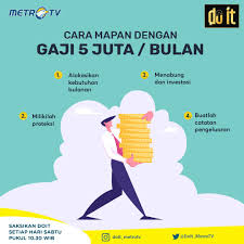 Contohnya, gaji anggota tni ad perbulan golongan i dengan masa kerja empat tahun sebesar rp1,66 juta, maka tunjangan istri atau suami yang didapatkan sebesar rp166 ribu per bulan. Do It Metro Tv On Twitter Gaji Hanya 5 Juta Per Bulan Siapa Bilang Ga Bisa Mapan Nih Ada Tips Menariknya Dalam Mengelola Keuangan Agar Kehidupan Kamu Jauh Lebih Baik Lagi Ke