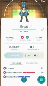 It is not that easy seeing as how you have to hatch riolu in a 10 km egg and obtain enough. Power Up Punch Live Thesilphroad
