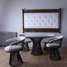 Set Of Four Early Warren Platner For Knoll Dining Chairs Lawton Mull In 2020 Knoll Dining Chair Dining Chairs Knoll Dining Tables