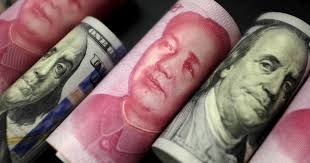 Yuan heading for best monthly gain since 1994