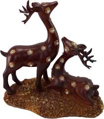 These living room ideas have minimal time investment. Aromora Cute Deer Decorative Showpiece Statue Figurines For Living Room Drawing Room Bedroom Shelf Showcase Table Home Decor And Gift Pack Of 1 Decorative Showpiece 17 75 Cm Price In India