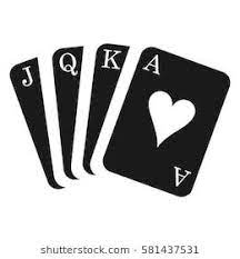 Hanging Card Pack Or Deck Card Suit Icon Vector Playing Cards Symbols Vector Set Icon Symbol Suit Stick N Poke Tattoo Playing Cards Design Playing Cards Art