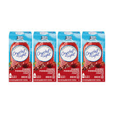 Amazon Com Crystal Light Natural Cherry Pomegranate 10 Count Boxes Pack Of 4 Powdered Fruit Punch Soft Drink Mixes Grocery Gourmet Food