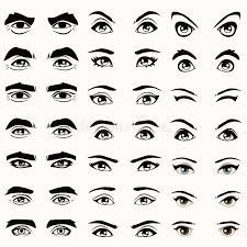 Eyes And Eyebrows Silhouette Female And Male Eyes And Eyebrows Silhouette Ad Silhouette Eyebrows Eye Drawing Silhouette Drawing How To Draw Anime Eyes