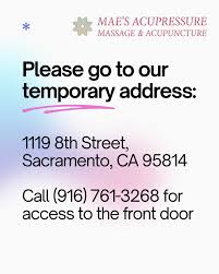 Sacramento Asian Massage | Maes Acupressure Massage & Acupuncture