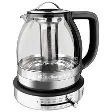 Shop our amazing collection of kettles online and get free shipping on $99+ orders in canada. Kitchenaid Programmable Electric Tea Maker Kettle 1 5l Glass Best Buy Canada