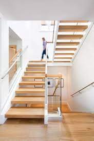 10 Coastal Style Staircases That Inspire A Pop Of Pretty Staircase Design Stairs Design Modern Staircase