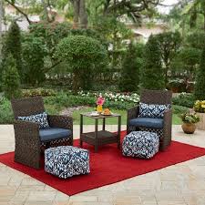 Better Homes And Garden Seaton Lake 5 Piece Chat Set Seats 2 Brown Better Homes And Garden Home And Garden Outdoor Furniture Sets