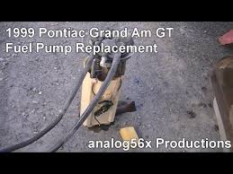 1999 pontiac grand am water coming out over flow. 1999 Pontiac Grand Am Gt Fuel Pump Replacement 01 26 14 Youtube
