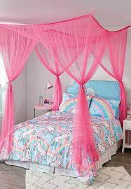 Canopy bedroom sets from coleman furniture come with pieces carefully crafted to complement a canopy bed not take away from its grandeur. Rectangle Canopy Justice Girl Bedroom Designs Girly Room Girls Room Decor