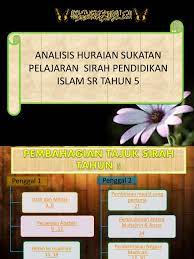 L mewabah i i ii ' i i i orang busuk/ buruk 53? Analisis Sukatan Pelajaran Sirah Tahun 5